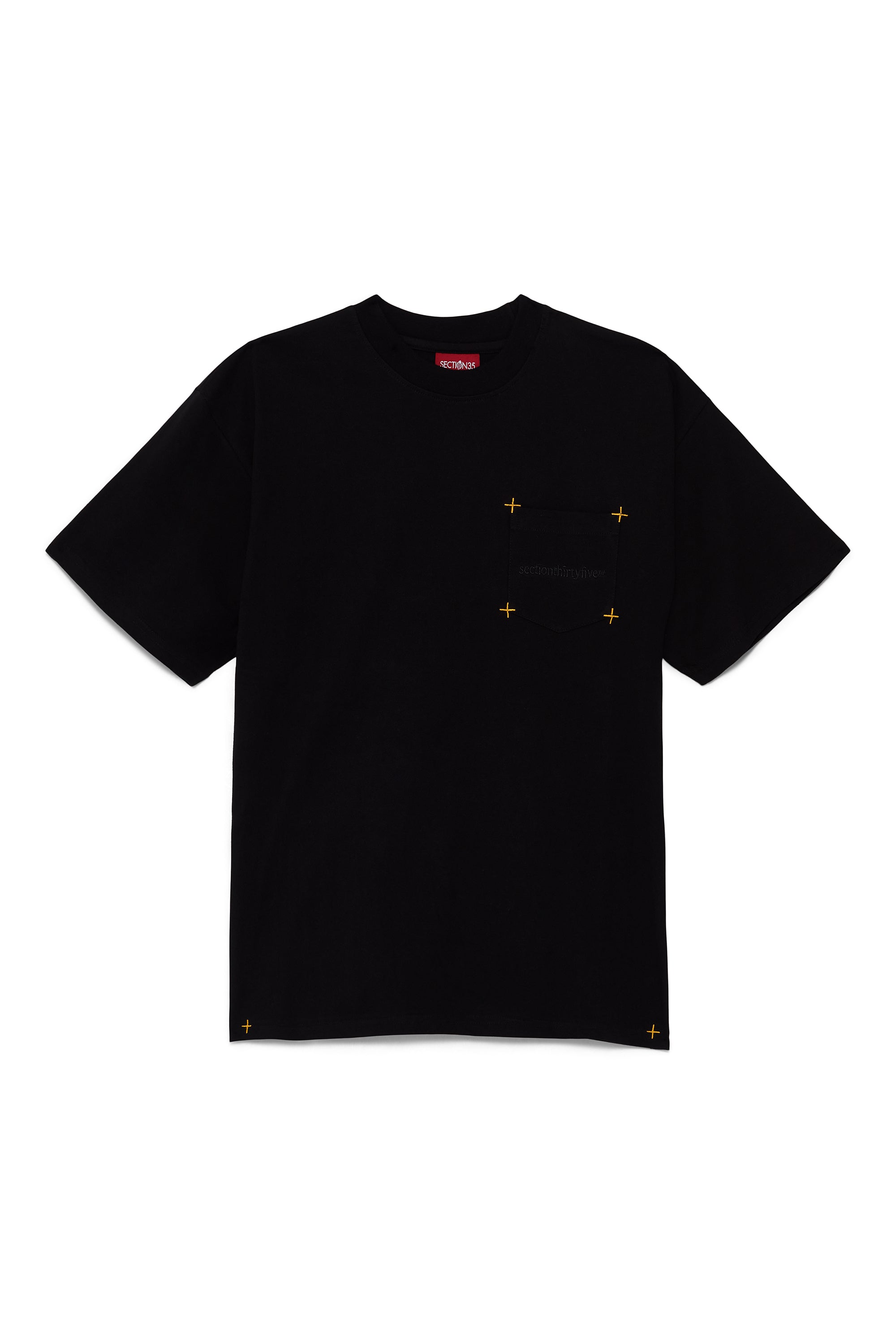 Directions Pocket Tee Black SECTION 35