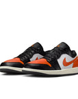 Air Jordan 1 Low - Black/Starfish