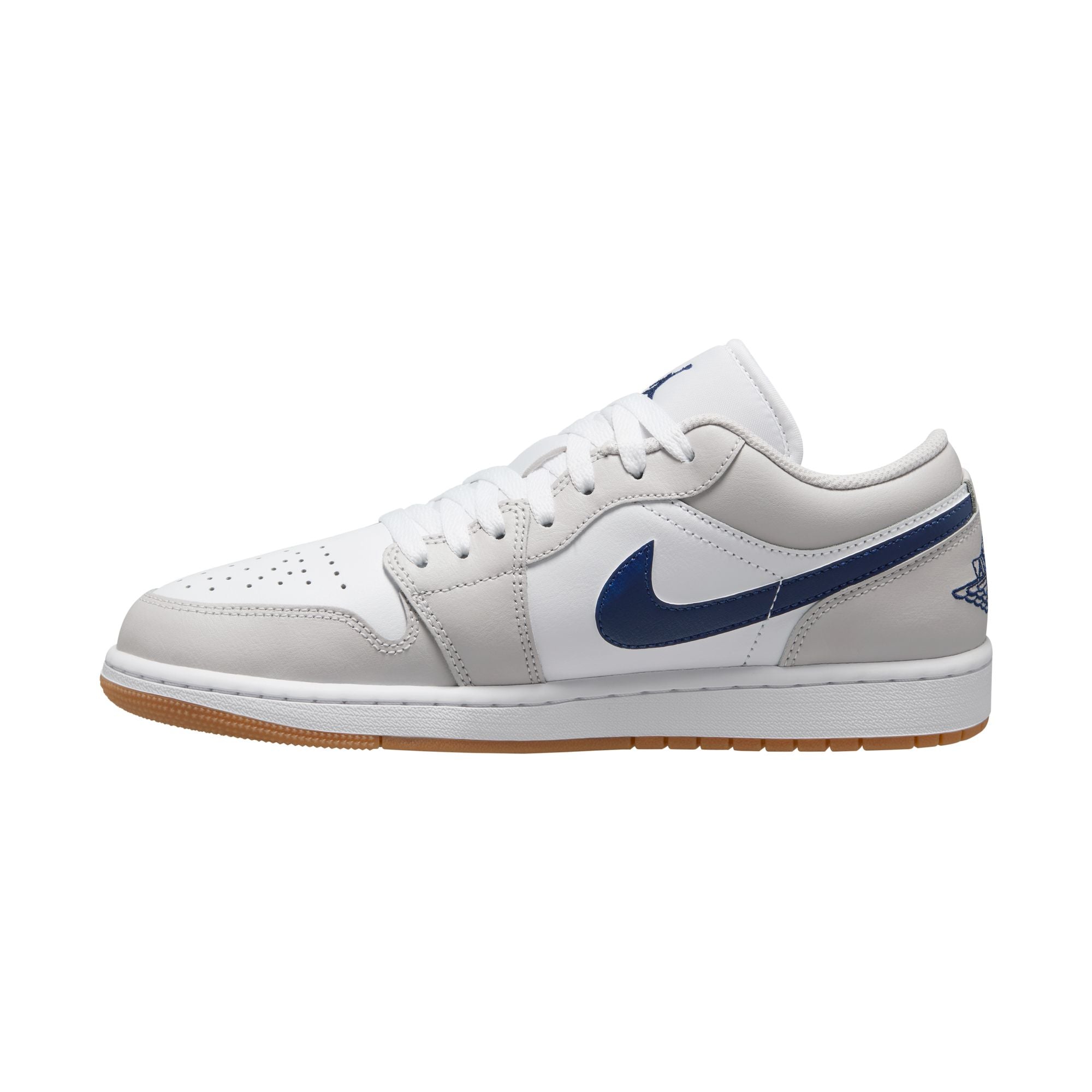 Air Jordan 1 Low - White/Midnight Navy/Grey