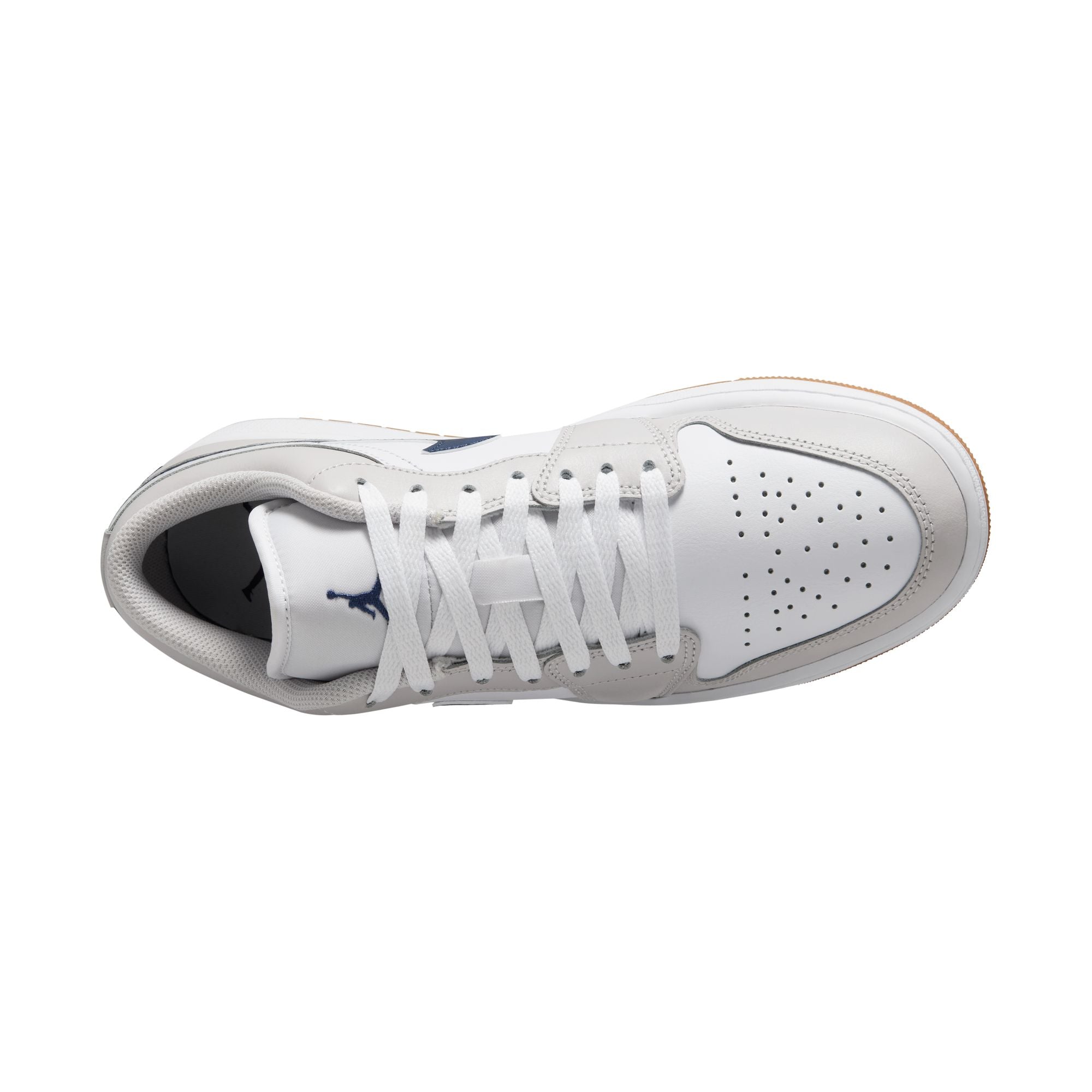 Air Jordan 1 Low - White/Midnight Navy/Grey