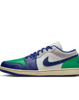 Air Jordan 1 Low - SAIL/DEEP ROYAL BLUE-STADIUM GREEN