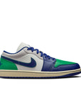Air Jordan 1 Low - SAIL/DEEP ROYAL BLUE-STADIUM GREEN