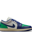 Air Jordan 1 Low - SAIL/DEEP ROYAL BLUE-STADIUM GREEN