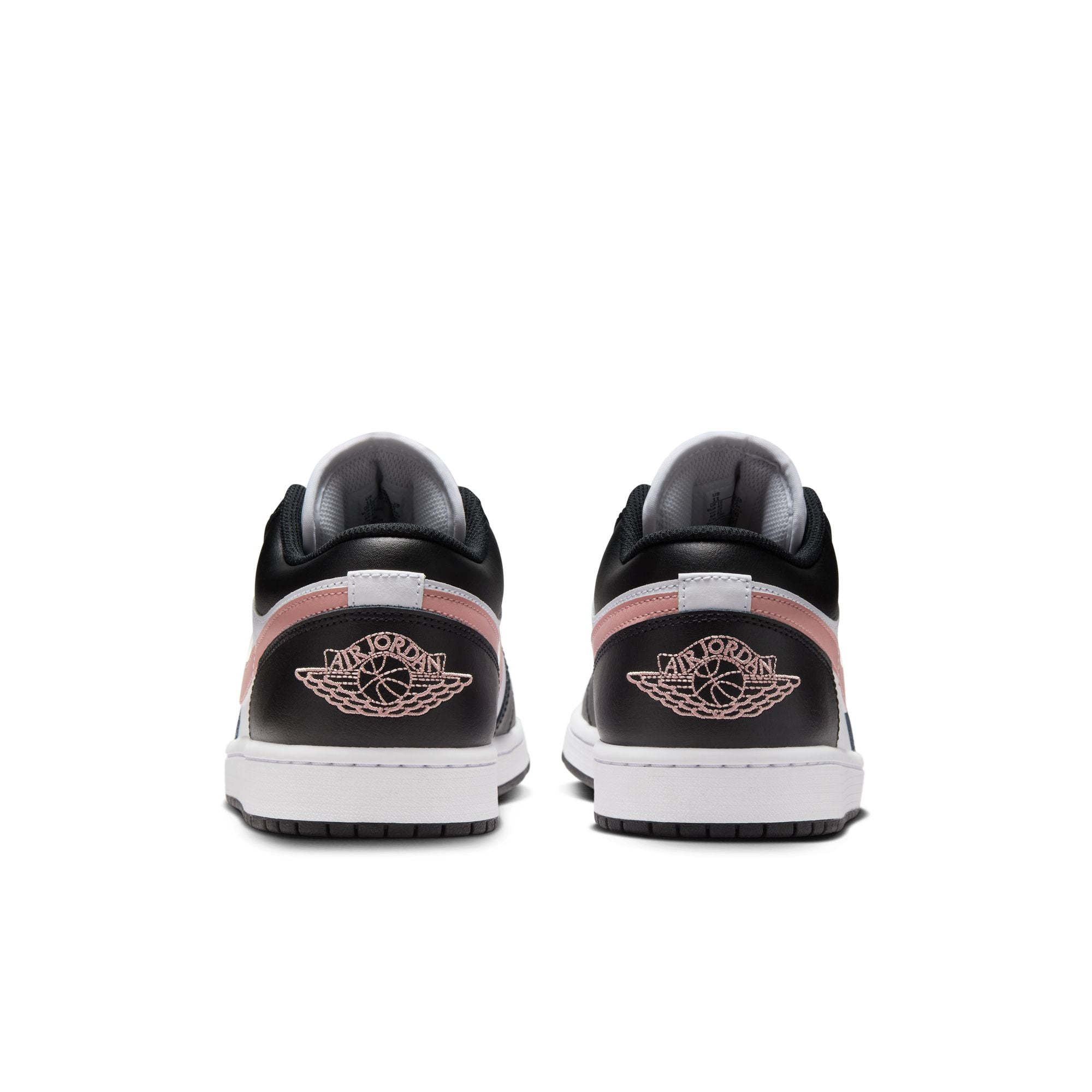 Air Jordan 1 Low - White, Rust Pink and Black