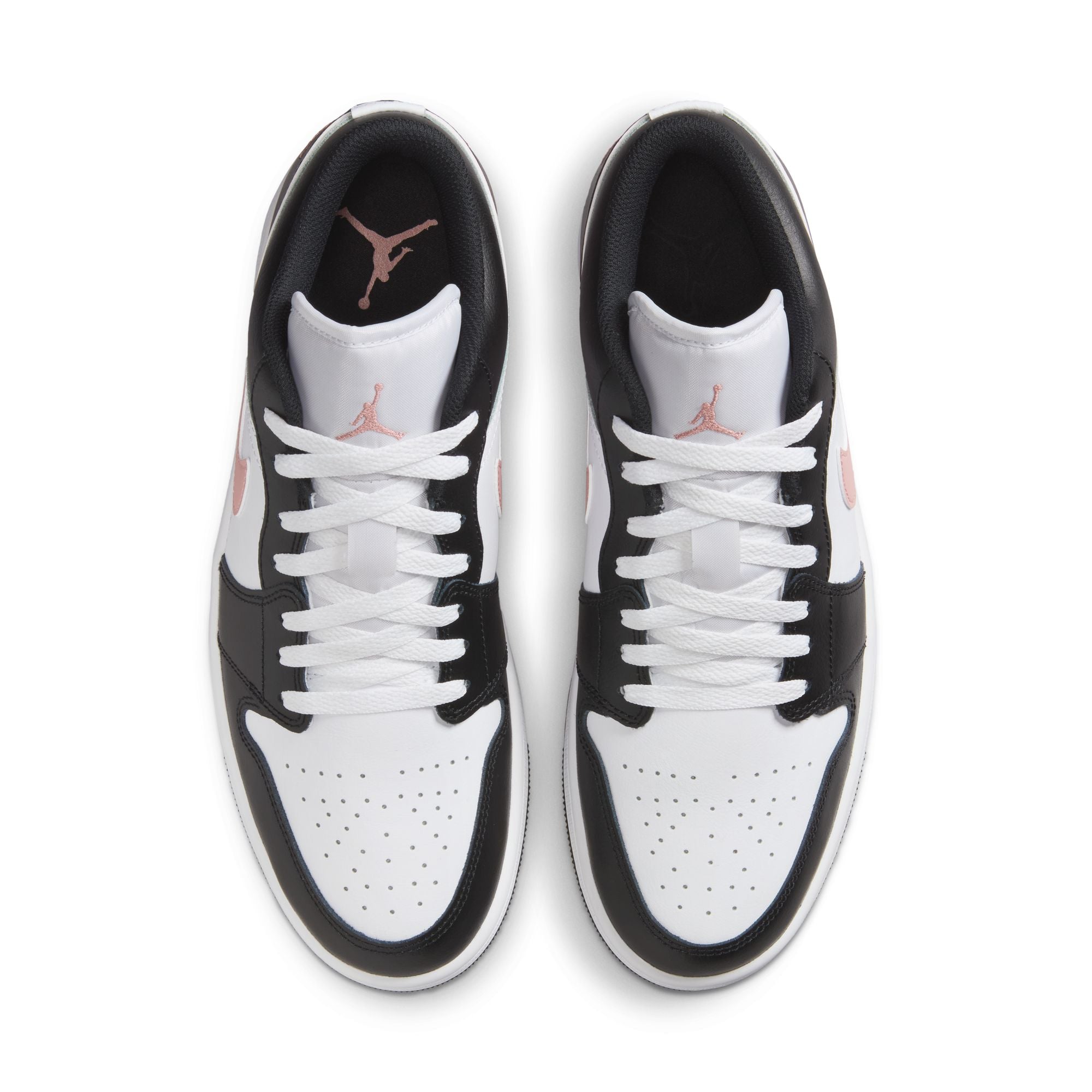Air Jordan 1 Low - White, Rust Pink and Black