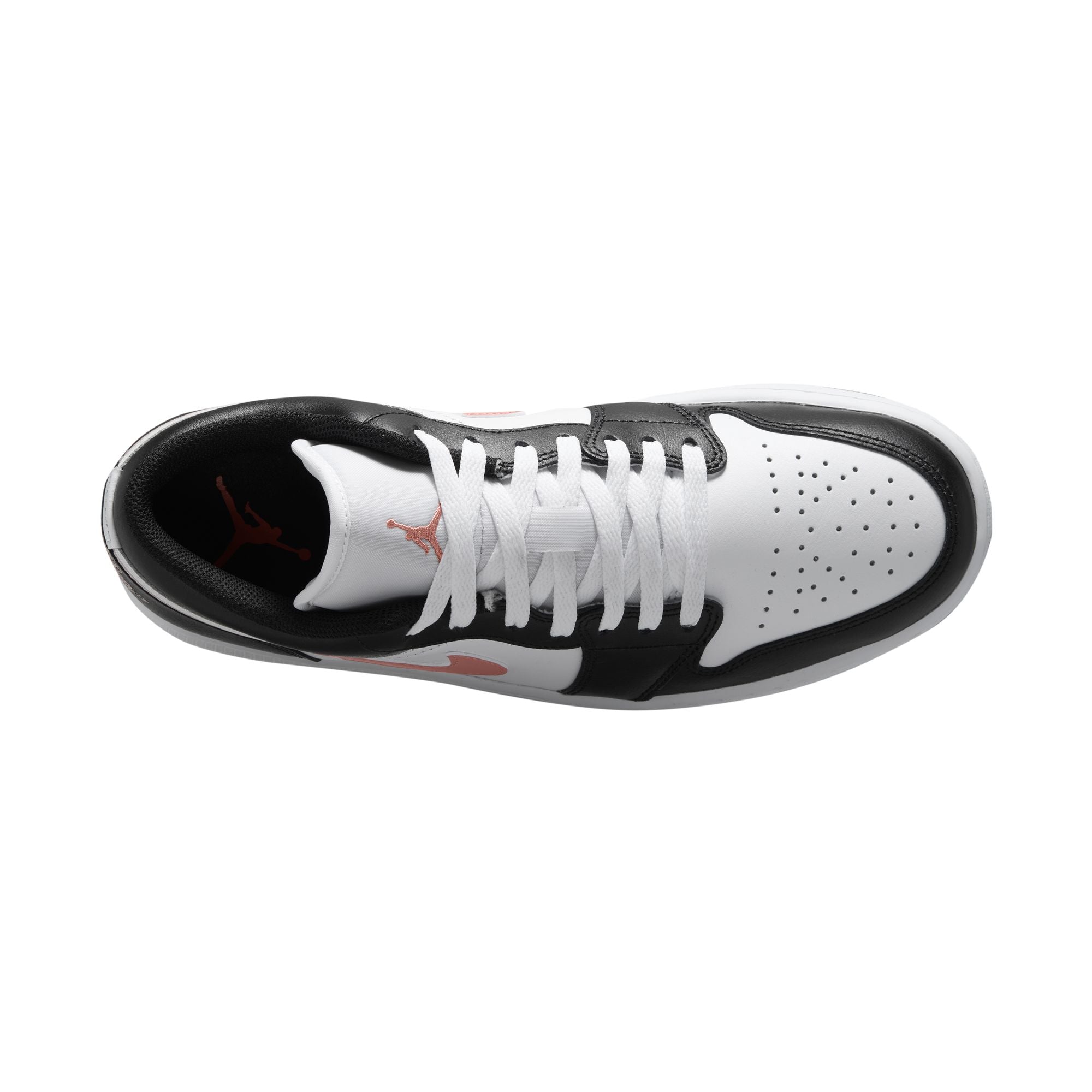 Air Jordan 1 Low - White, Rust Pink and Black