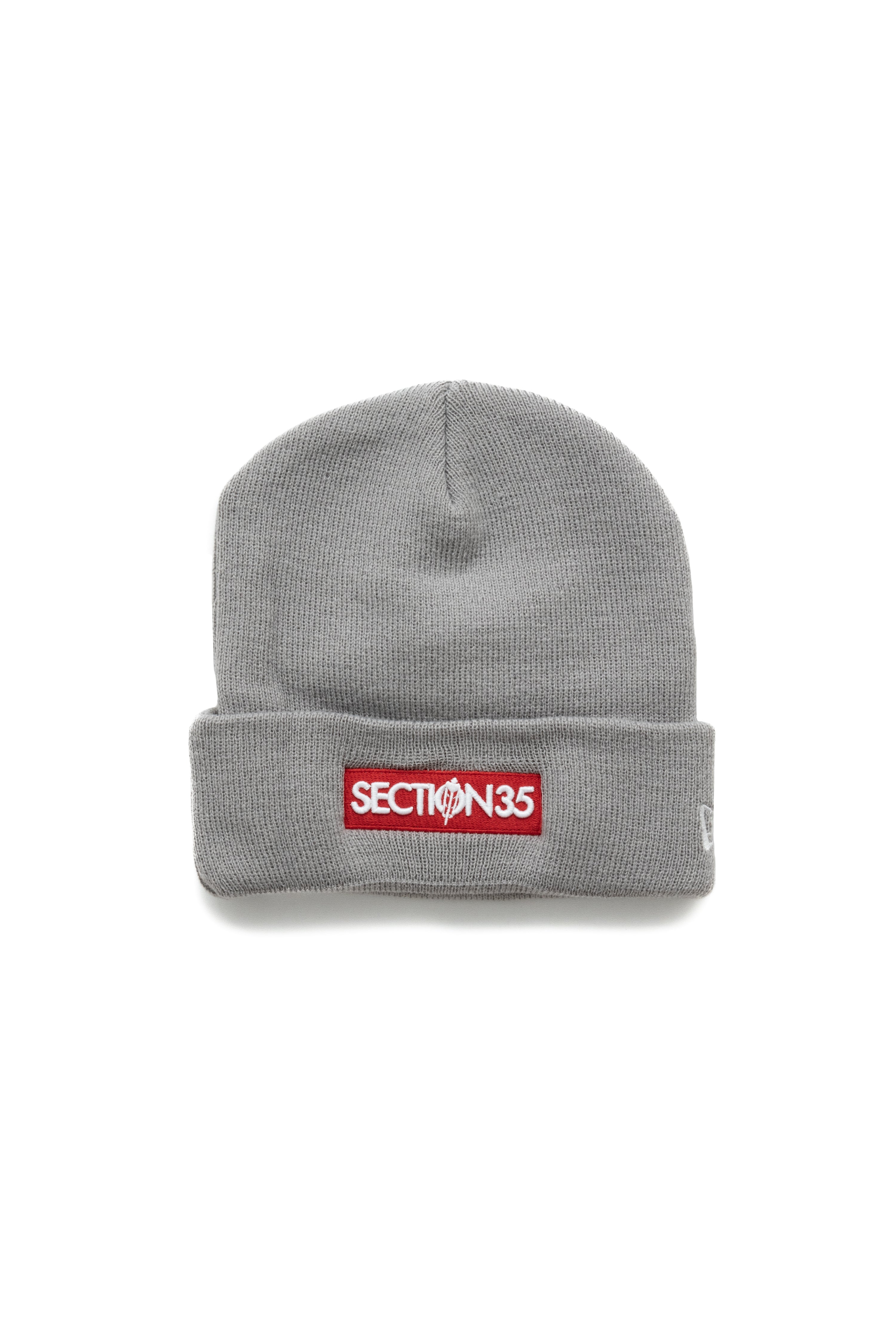 New Era OG Bar Cuff Beanie - Grey