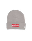 New Era OG Bar Cuff Beanie - Grey