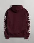 Por Vida Half Zip - Burgundy