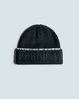 SECTION 35 x 47 Brand Wordmark Beanie - Blanket Stitch Black