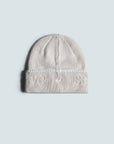 SECTION 35 x 47 Brand Wordmark Beanie - Blanket Stitch Bone