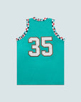 Salish Sea Teal Swingman Jersey by Mitchell & Ness