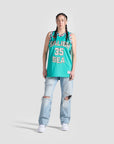 Salish Sea Teal Swingman Jersey by Mitchell & Ness