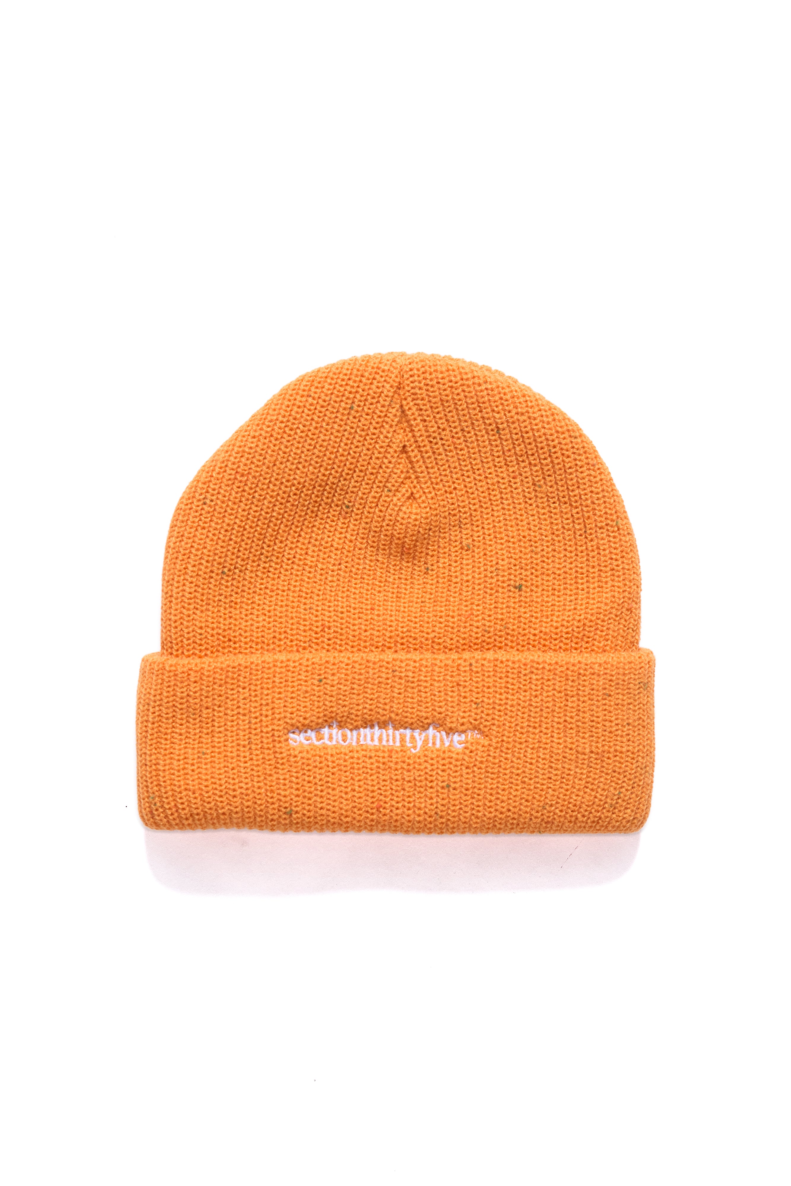 Wordmark OG Speckled Beanie - Orange