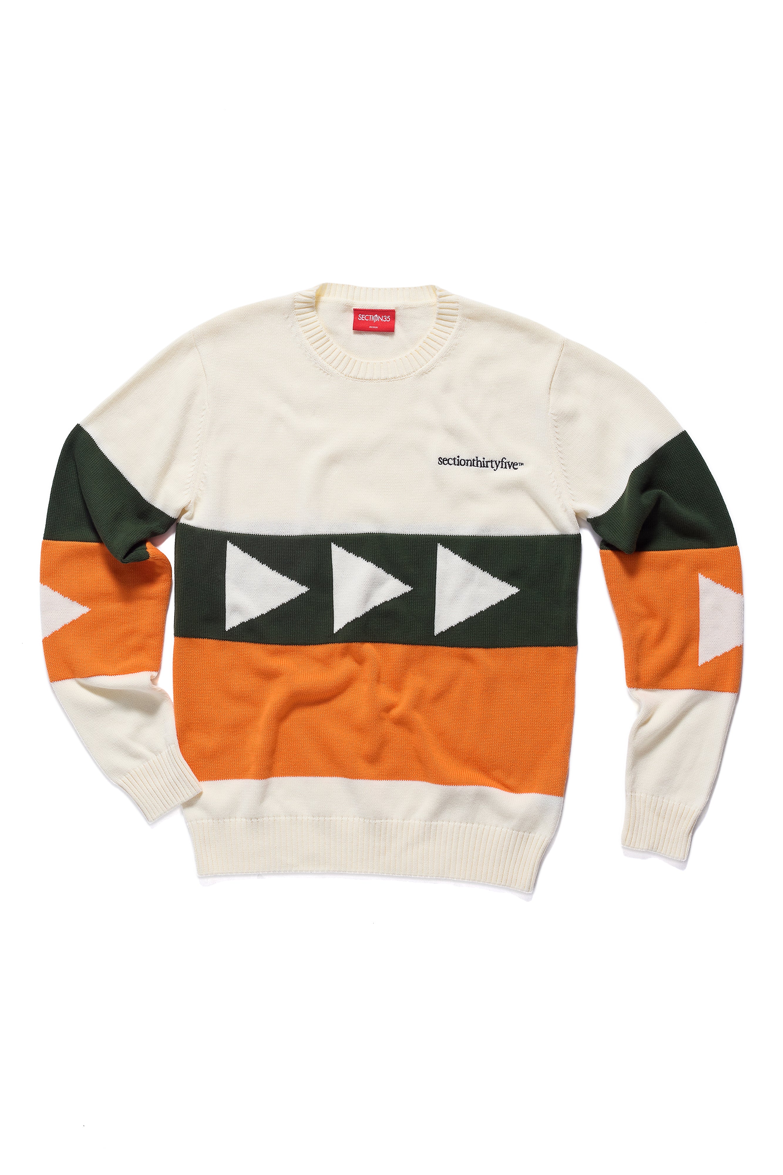 Direction Knit Sweater - Cream