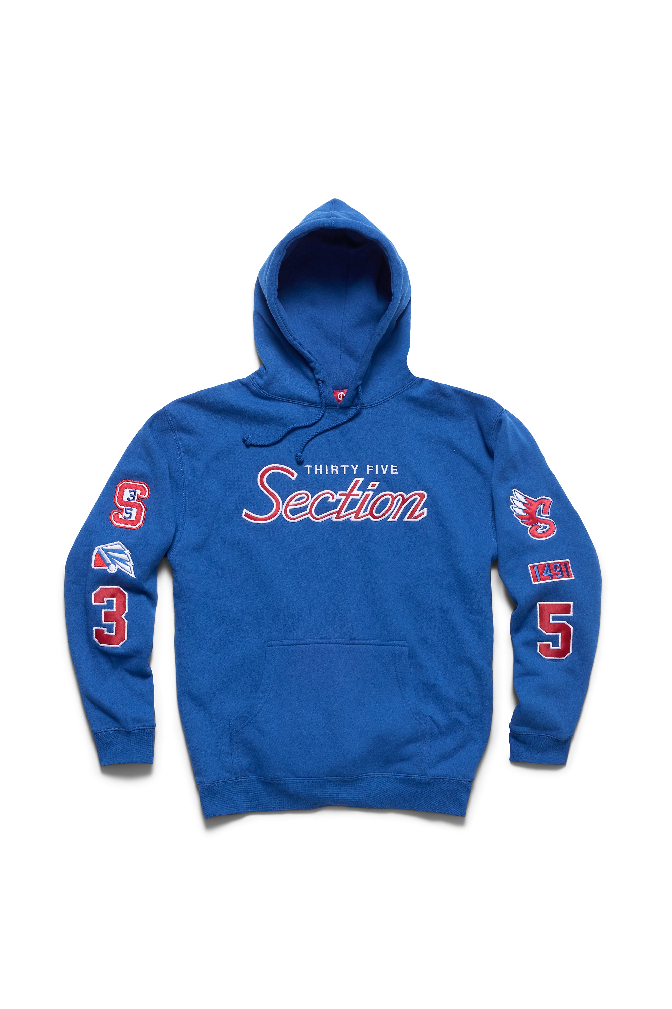GOAT Patched Hoodie - Blue