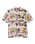 Hollywood Lies Camp Shirt - White
