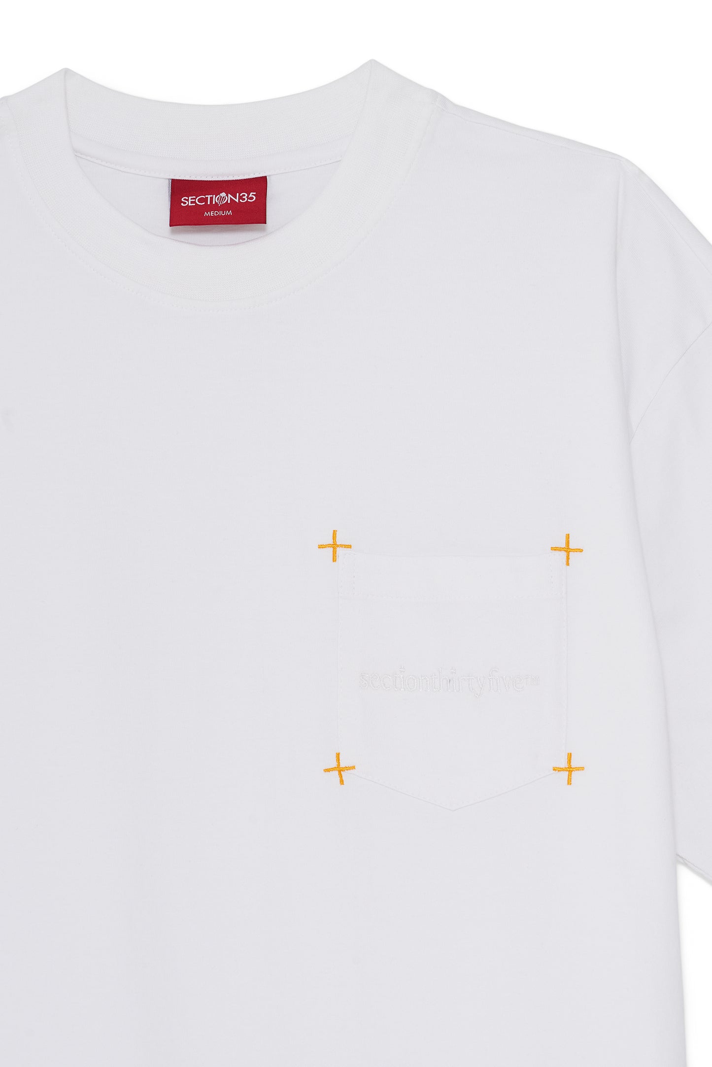 Directions Pocket Tee - White