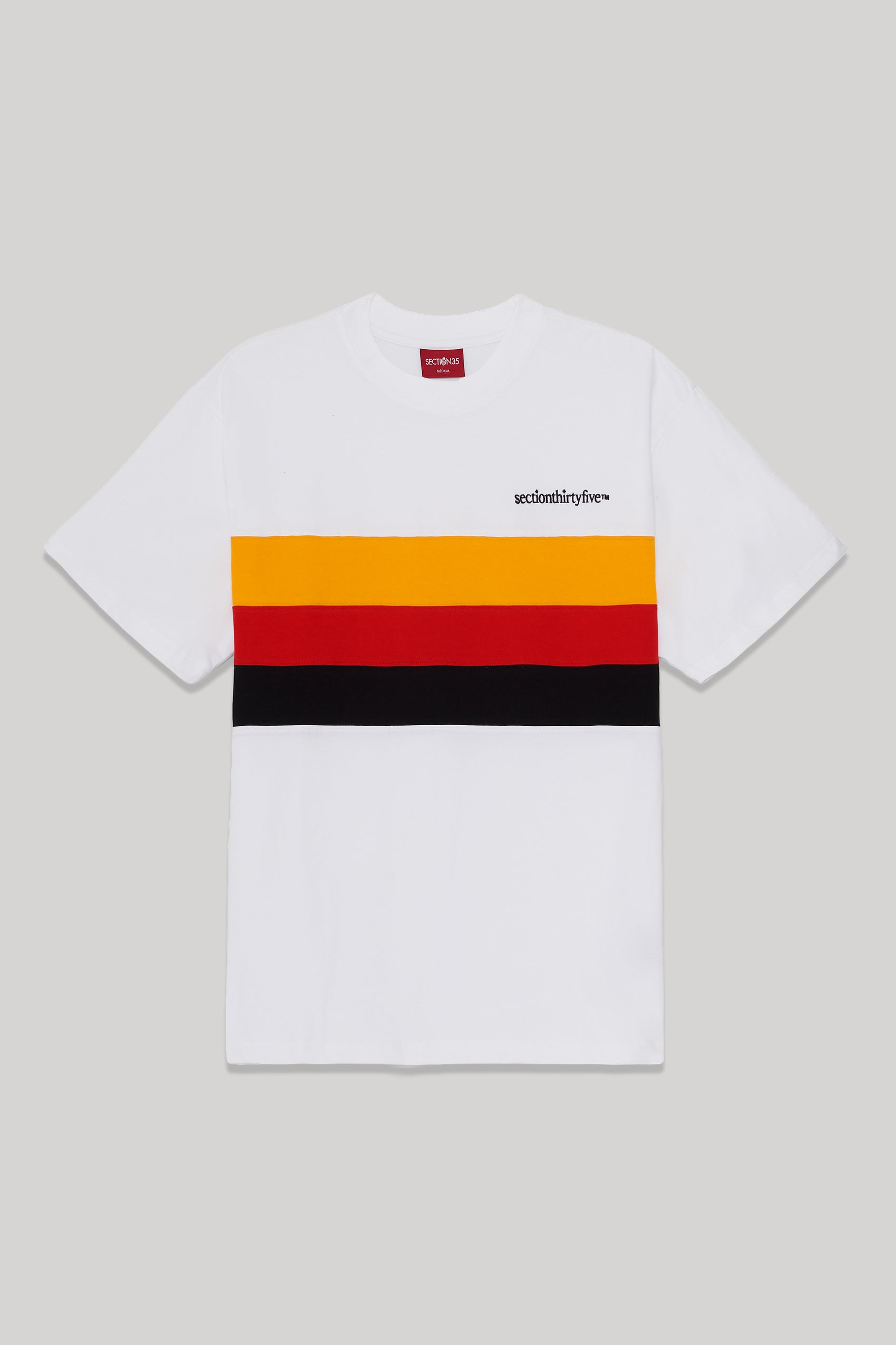 Standard Issue Panel Tee - White