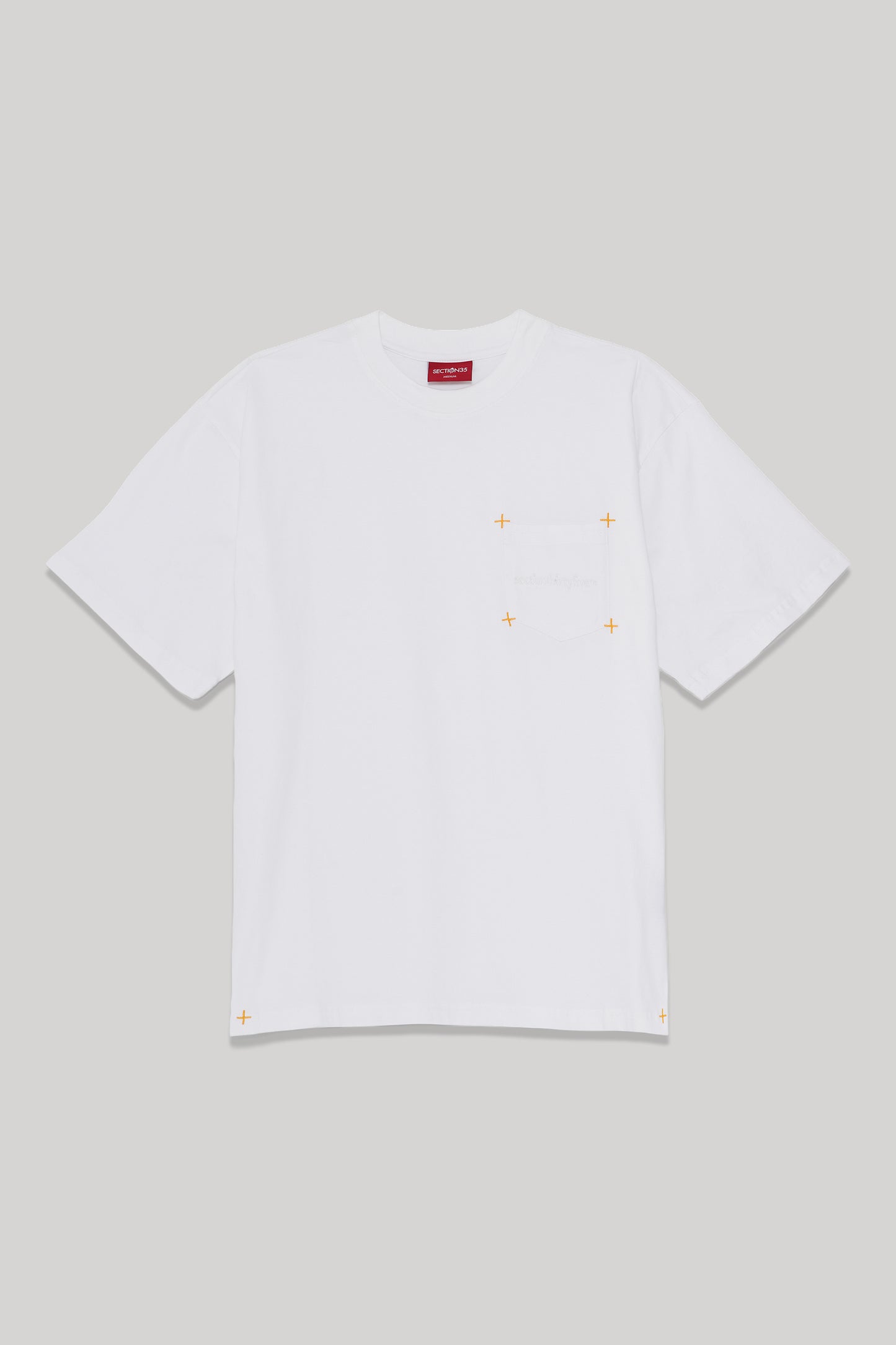 Directions Pocket Tee - White