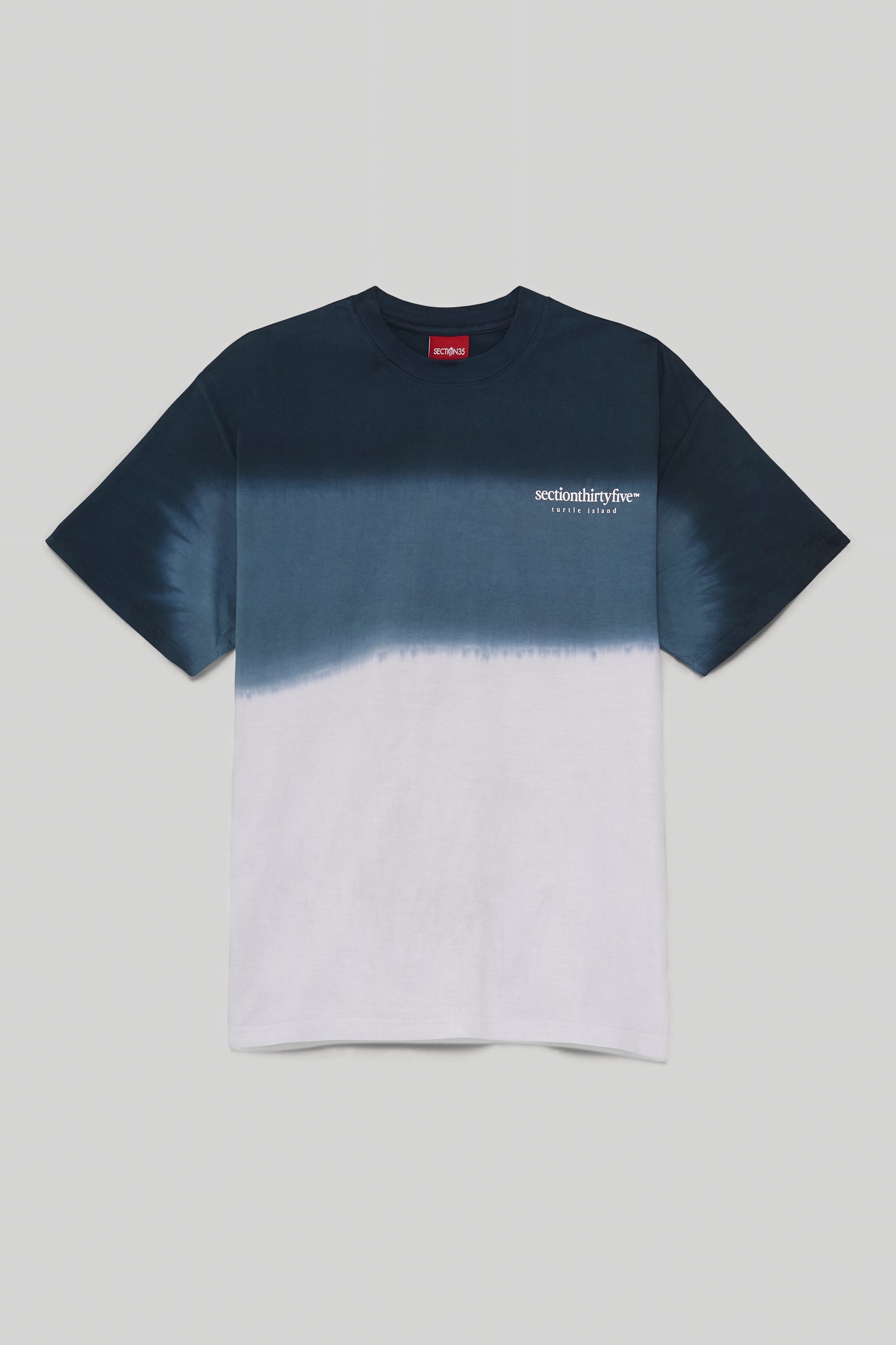 Dip Dye Wordmark Tee - Black