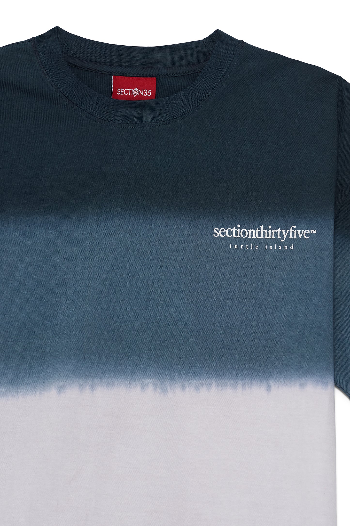 Dip Dye Wordmark Tee - Black