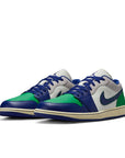 Air Jordan 1 Low - SAIL/DEEP ROYAL BLUE-STADIUM GREEN