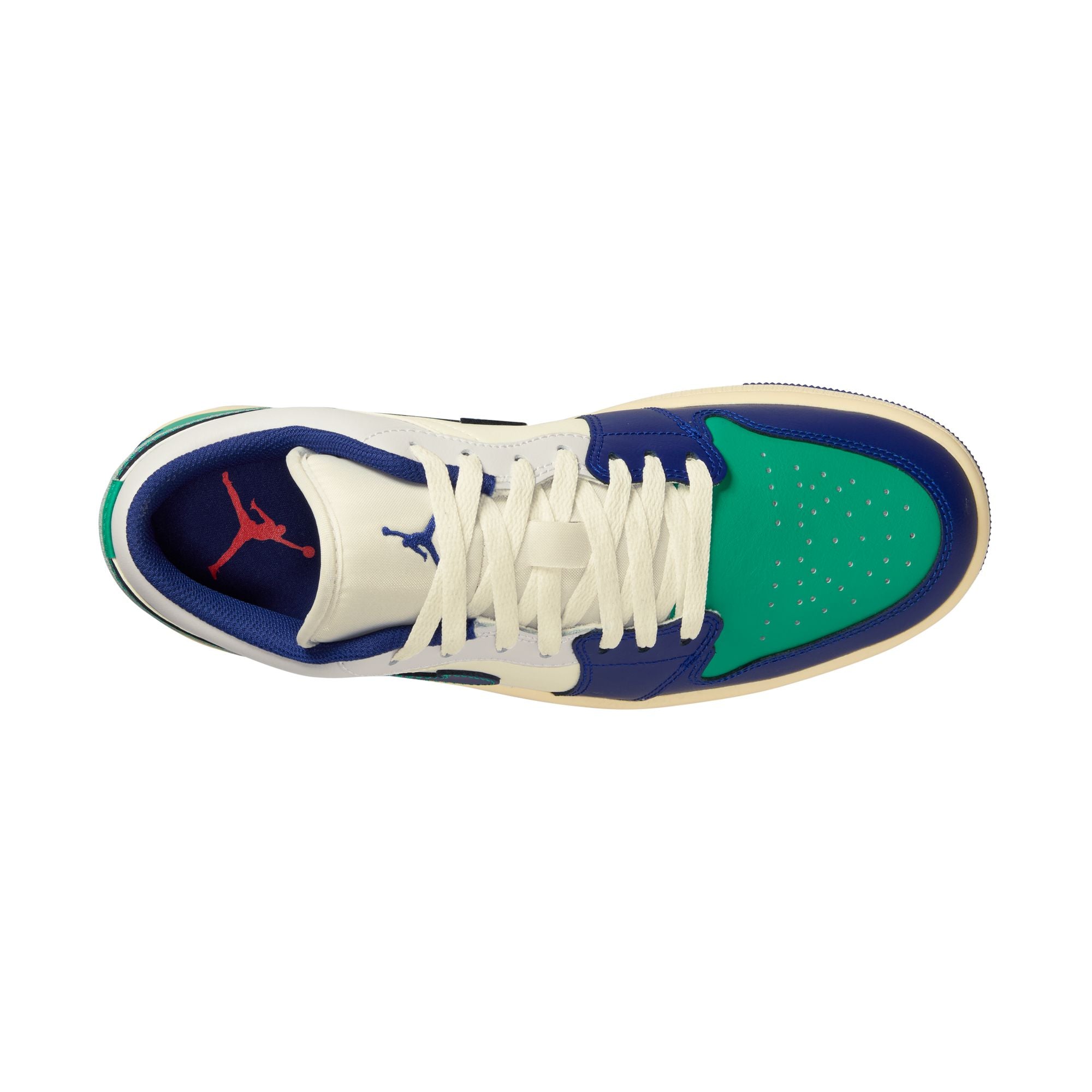 Air Jordan 1 Low - SAIL/DEEP ROYAL BLUE-STADIUM GREEN