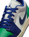 Air Jordan 1 Low - SAIL/DEEP ROYAL BLUE-STADIUM GREEN