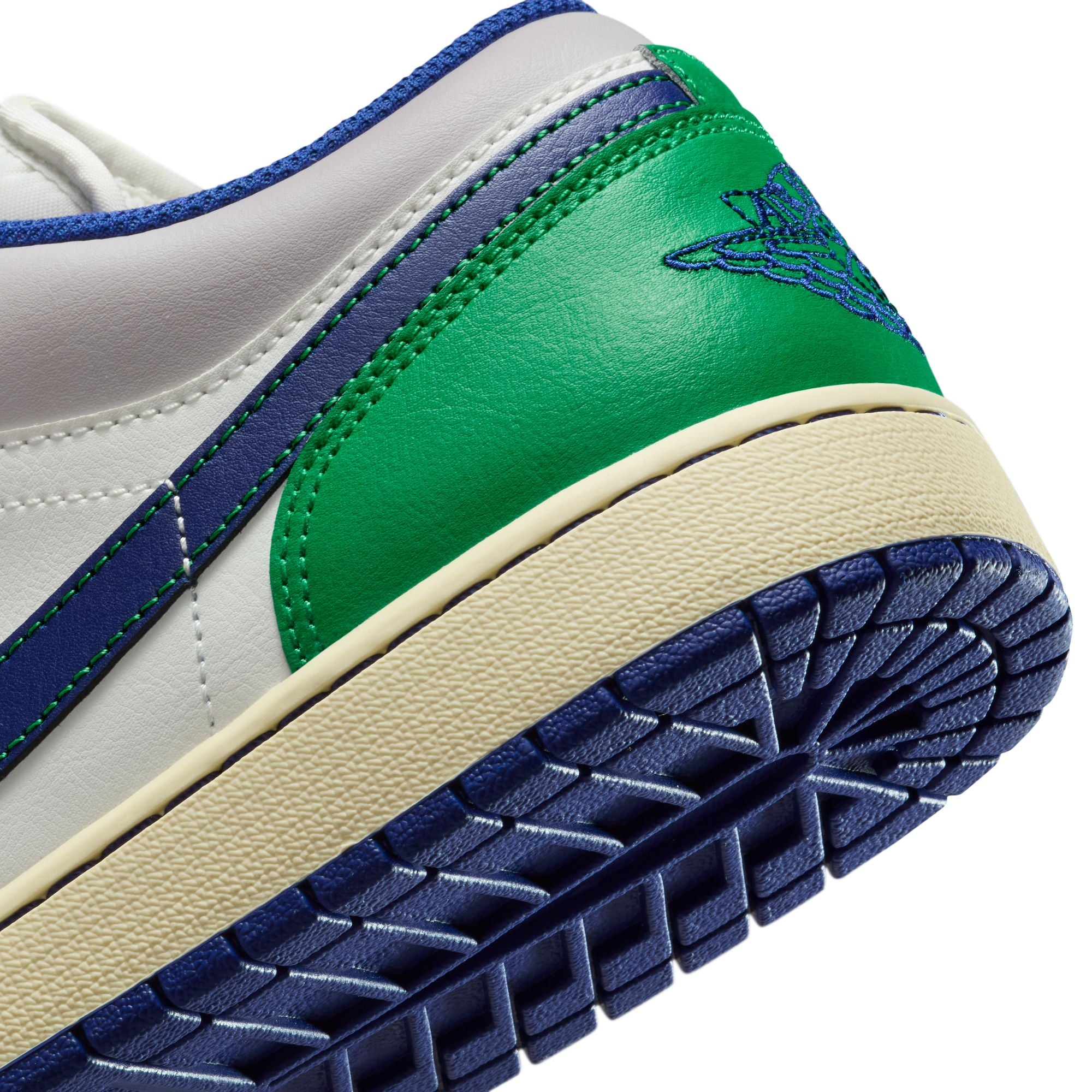 Air Jordan 1 Low - SAIL/DEEP ROYAL BLUE-STADIUM GREEN