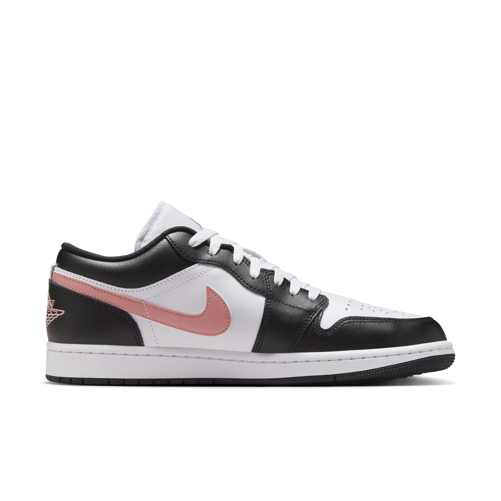 Air Jordan 1 Low - White, Rust Pink and Black