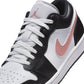 Air Jordan 1 Low - White, Rust Pink and Black