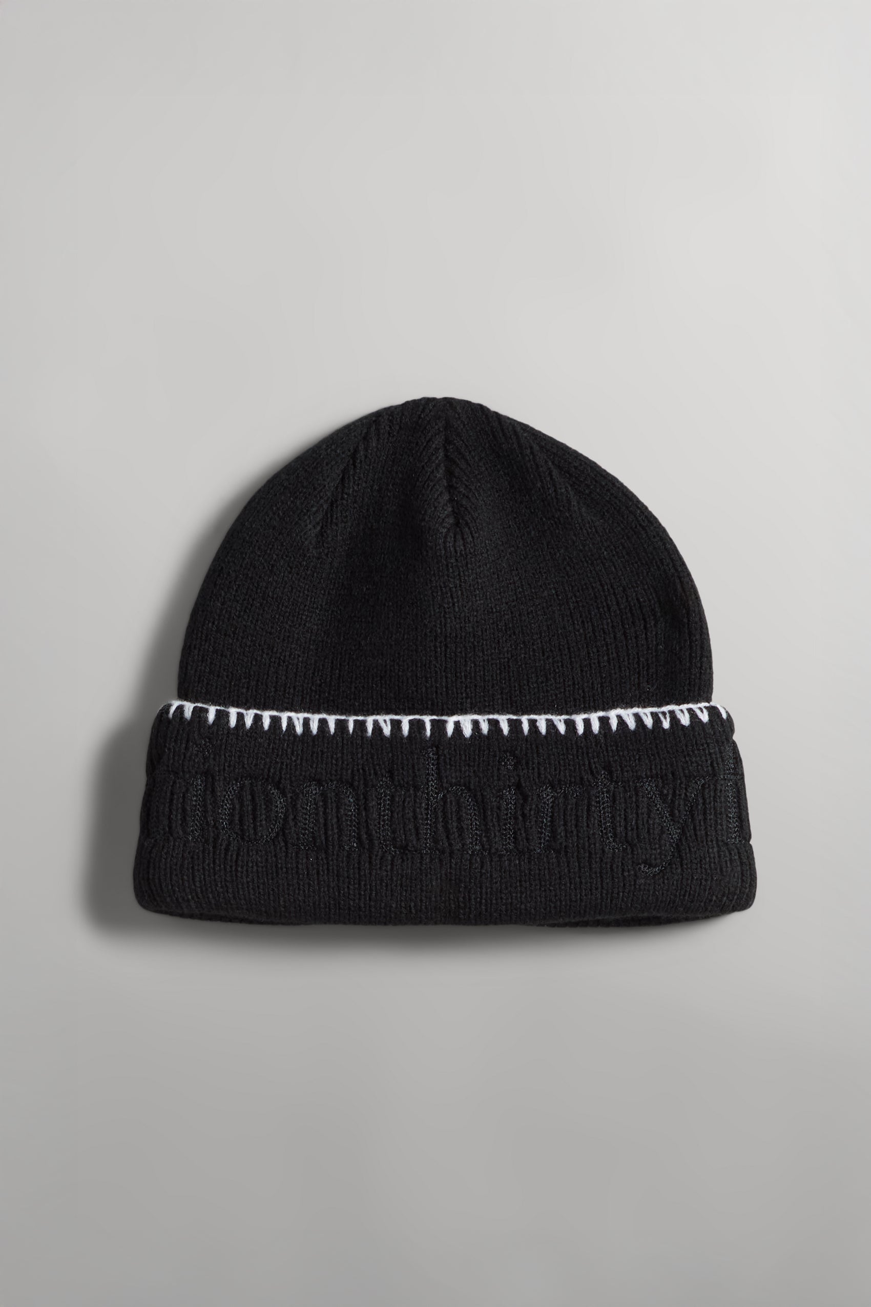 SECTION 35 x 47 Brand Wordmark Beanie - Black