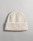 SECTION 35 x 47 Brand Wordmark Beanie - Blanket Stitch Bone