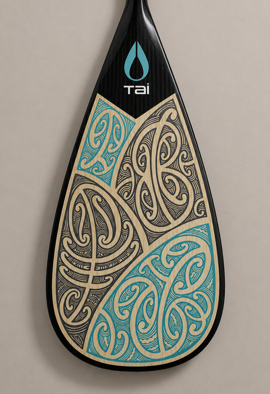 TAI BROADBILL TIMBERTECH MANGOPARE - BLUE - 9.5" CARBON ELITE PADDLE