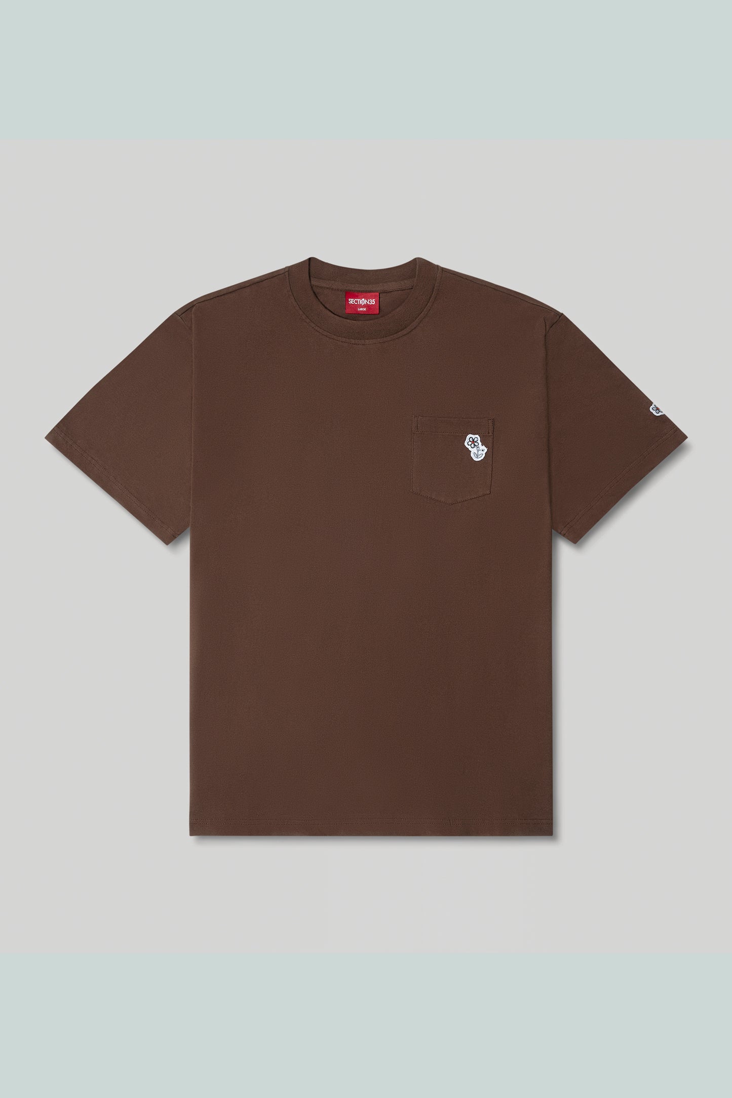 Staple Pocket Tee - Faded Brown