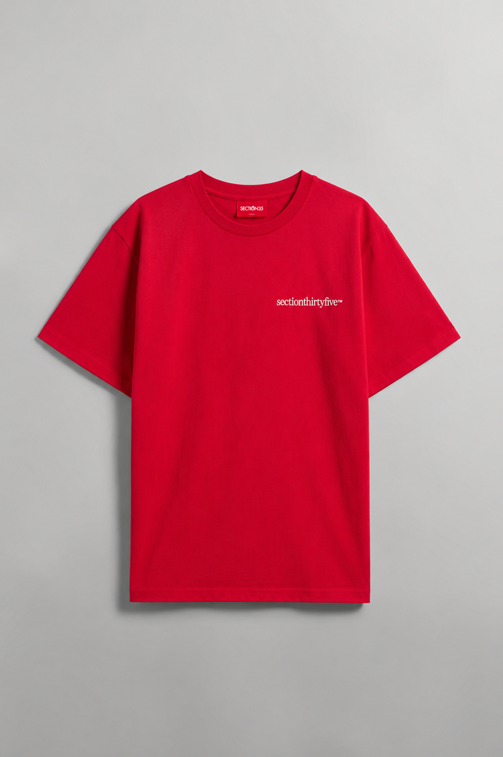 FC Embroidered Tee - Red