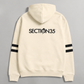 Generations Flocked Hoodie - Cream