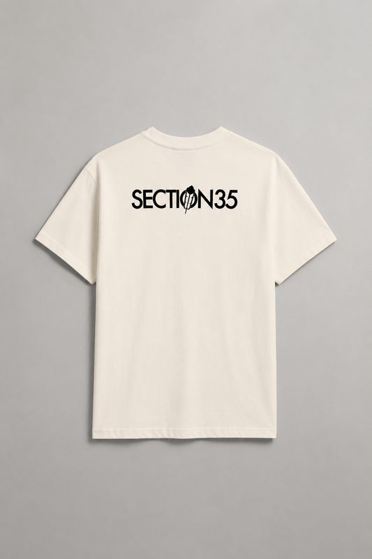 Generations Flocked Tee - Cream