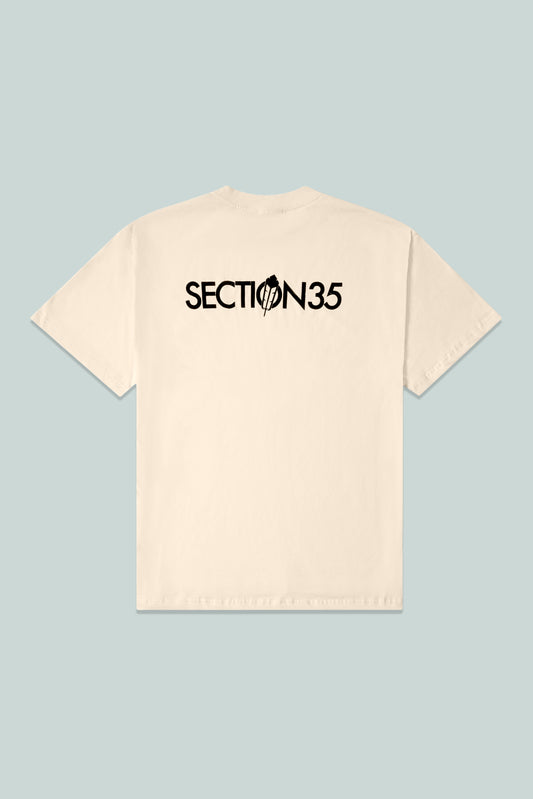 Generations Flocked Tee - Cream