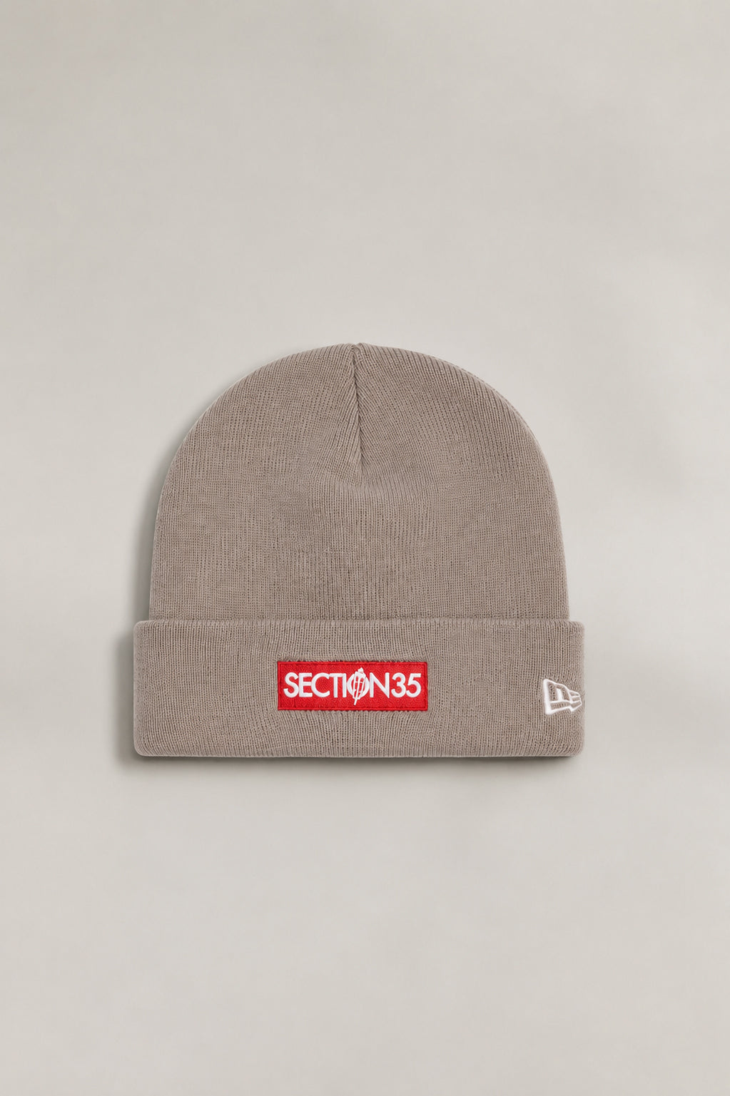 New Era OG Bar Cuff Beanie - Grey