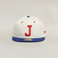 JJL Signature New Era 59FIFTY Fitted - Blue/Off-White/Red
