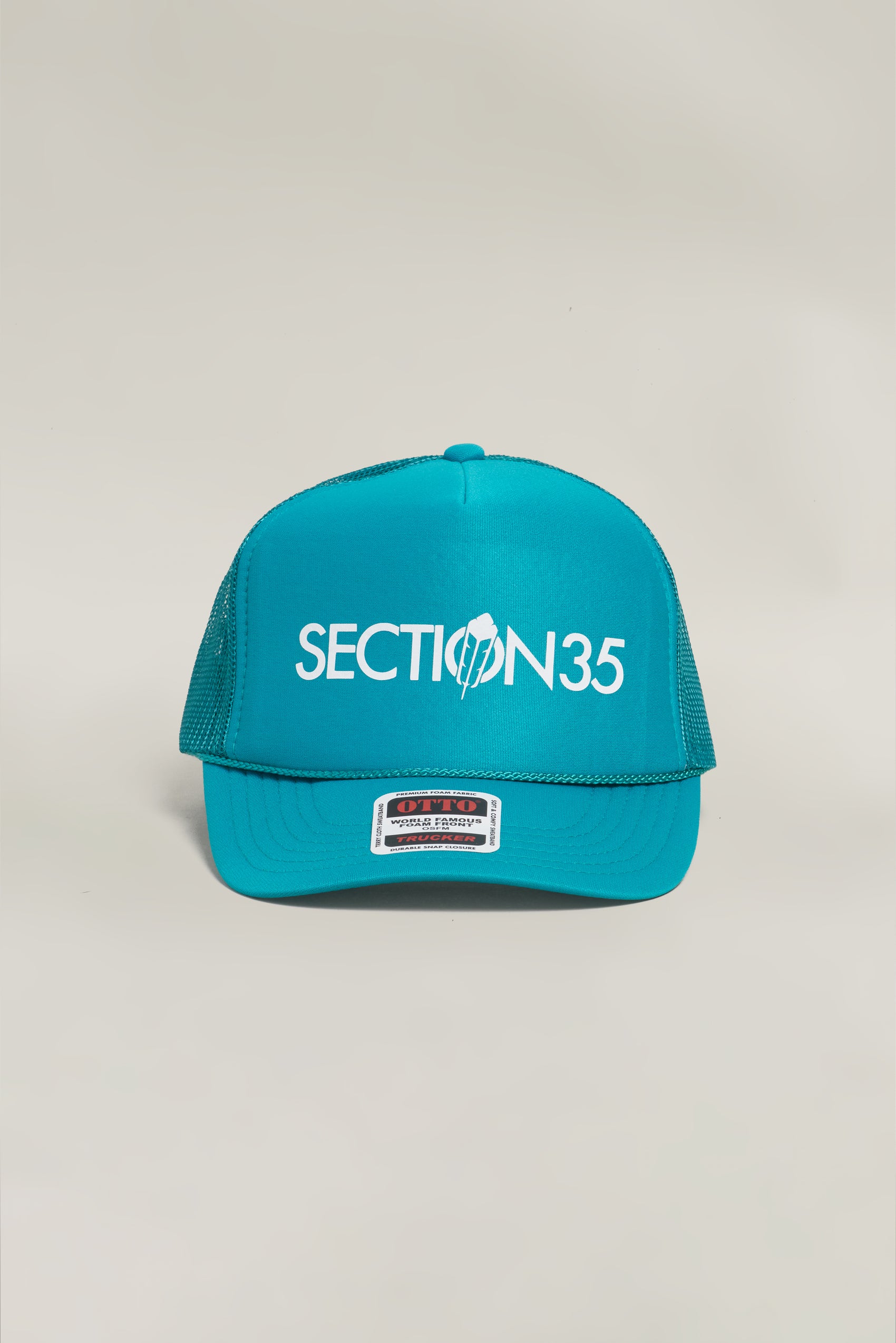 ATHL3TIC5 Foam Trucker Hat by Otto - Teal