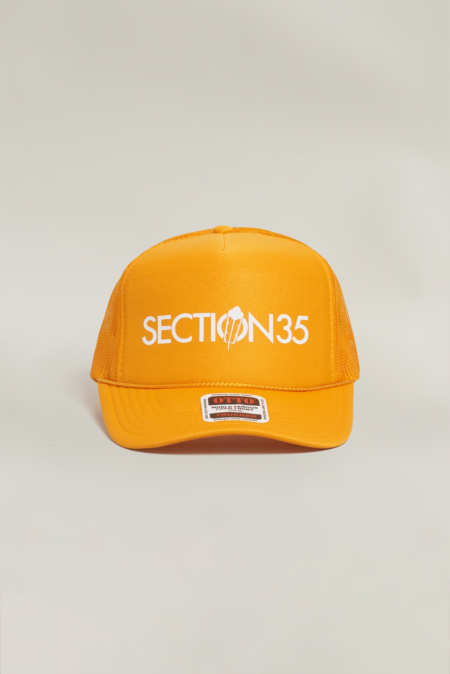 ATHL3TIC5 Foam Trucker Hat by Otto - Gold