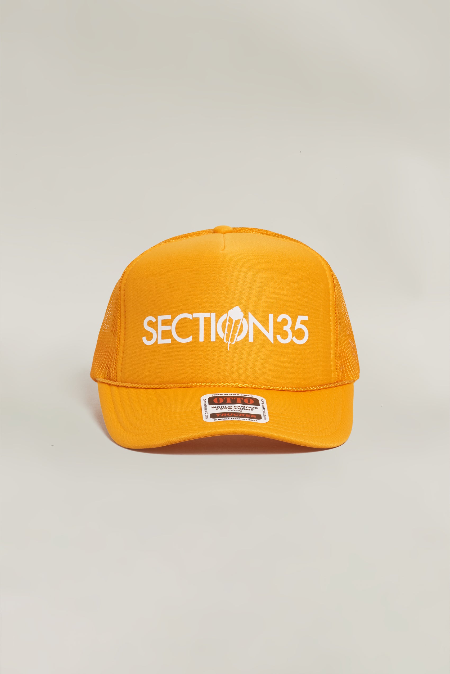 ATHL3TIC5 Foam Trucker Hat by Otto - Gold
