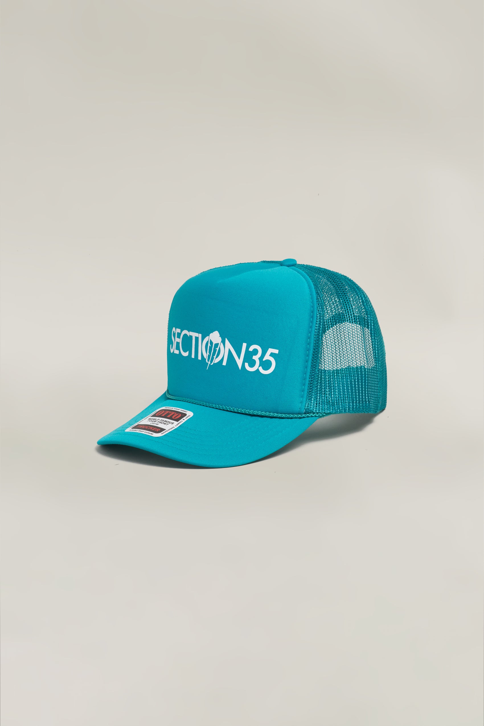 ATHL3TIC5 Foam Trucker Hat by Otto - Teal