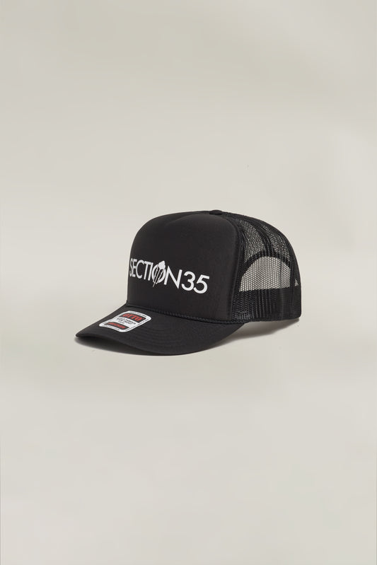 ATHL3TIC5 Foam Trucker Hat by Otto - Black