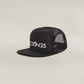 ATHL3TIC5 Flat Bill Foam Trucker Hat by Otto - Black