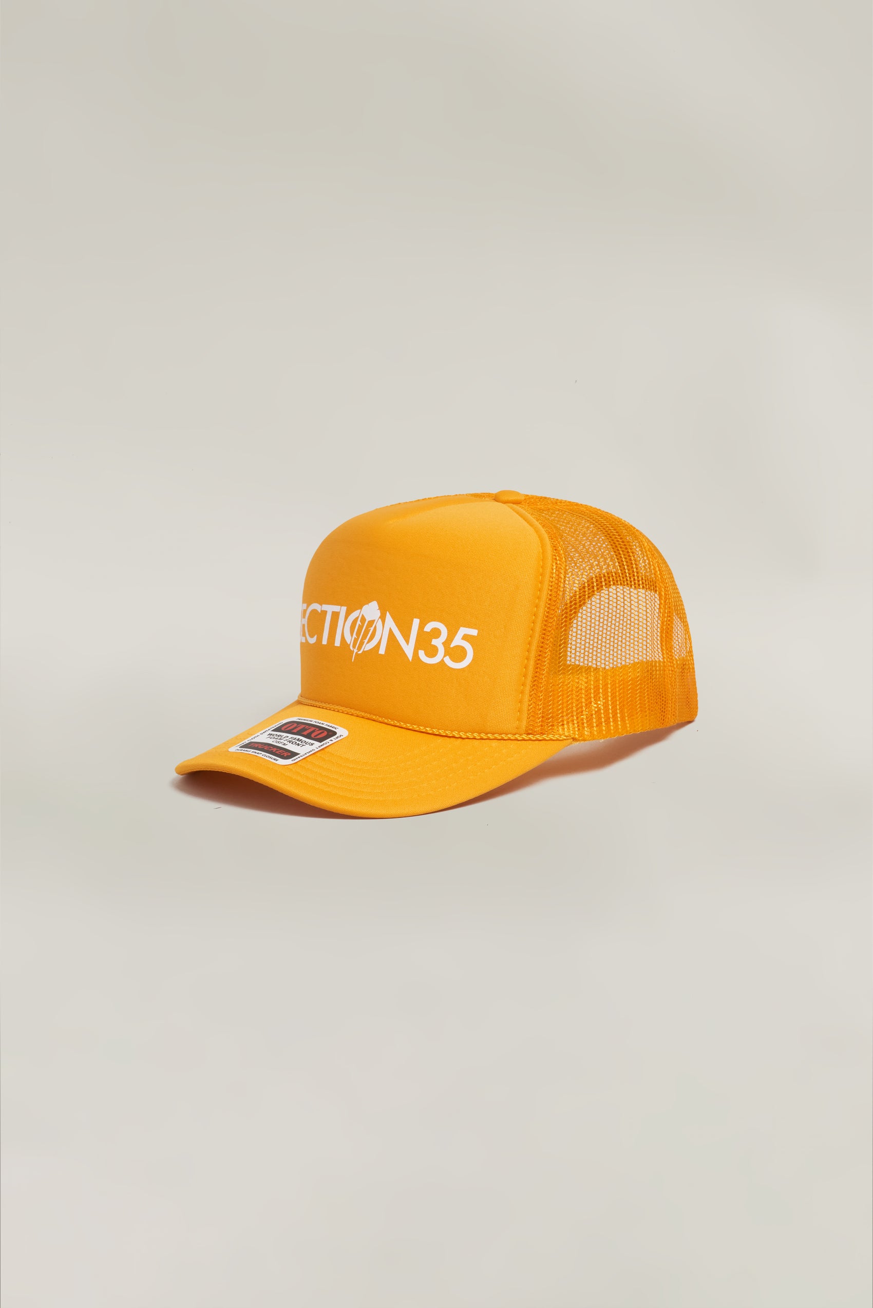 ATHL3TIC5 Foam Trucker Hat by Otto - Gold