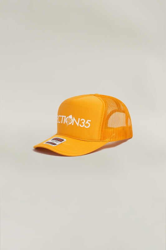 ATHL3TIC5 Foam Trucker Hat by Otto - Gold